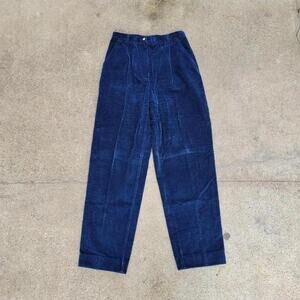 Vtg 90s PENDLETON Plain Earthtone Wide Set Corduroy Chino Pants Sz 6 USA Made